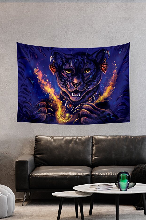 Tiger Wall Cover Carpet 140 X 100 Cm-70x100 Cm