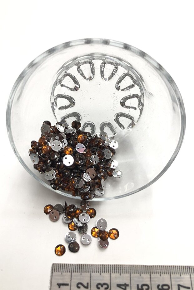 Round Coffee Plastic Strut Stone 20 Gr