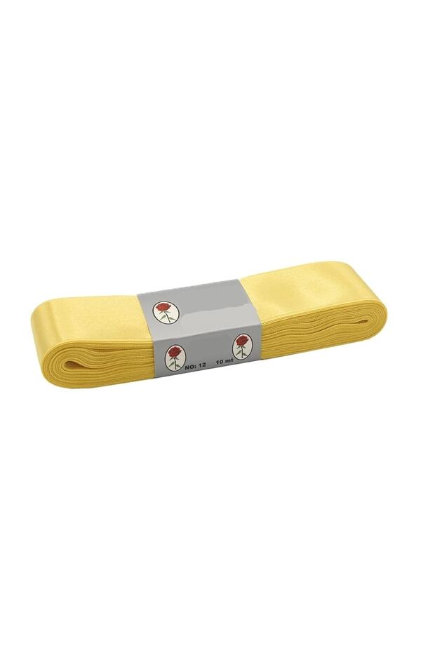 Yellow Satin Ribbon 4 cm 1 Ball 10 Meters – Ribbon – Ribbon – Ribbon