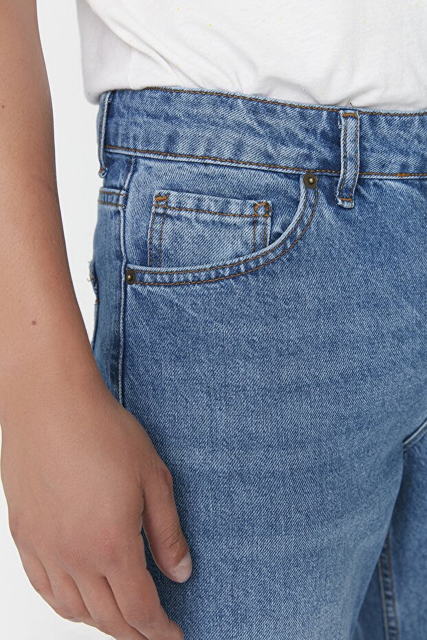 Mavi %100 Pamuk Straight Fit Jeans TMNAW23JE00011 - 8