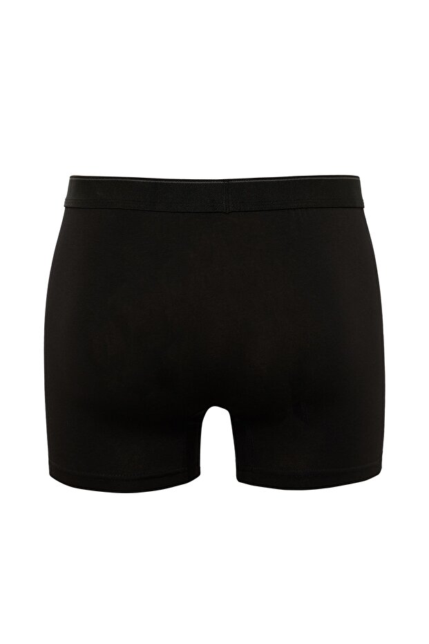 Siyah 3'lü Paket Düz Boxer TMNAW20BX0063 - 6