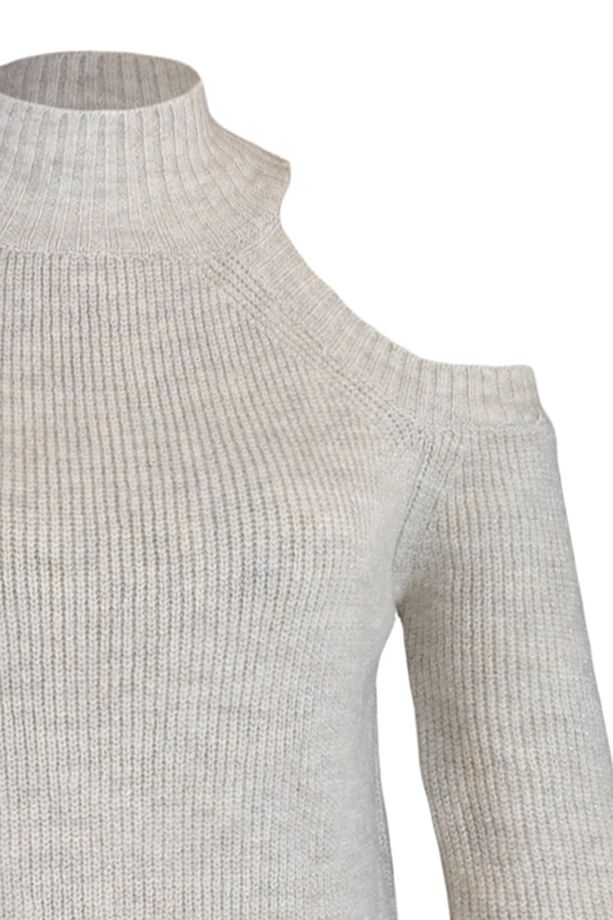 Taş Simli Pencere/Cut Out Detaylı Triko Kazak TWOAW20XS0006 - 7