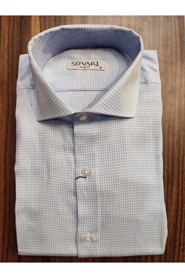 Classics Slim Fit Erkek Uzun Kol Gömlek - 1