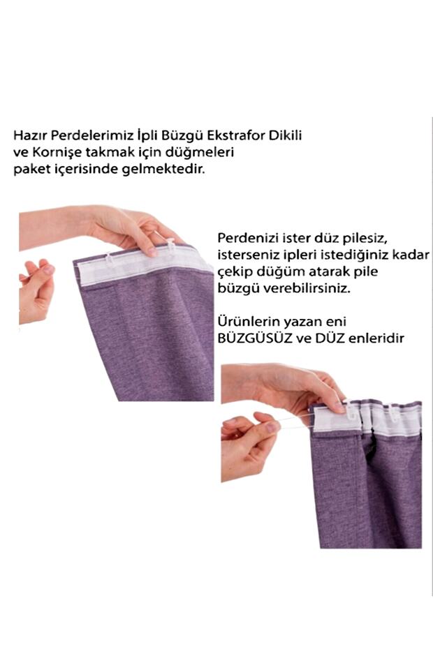 Yellow-gray Mosaic Marble Processing Patterned 140 X 270 Cm Digital Printed Background Curtain (Single Wing) - 6