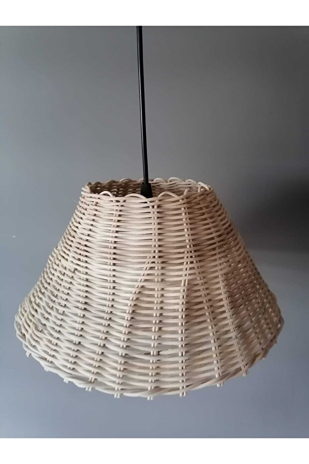 Doğal Rattan Sarkıt Avize