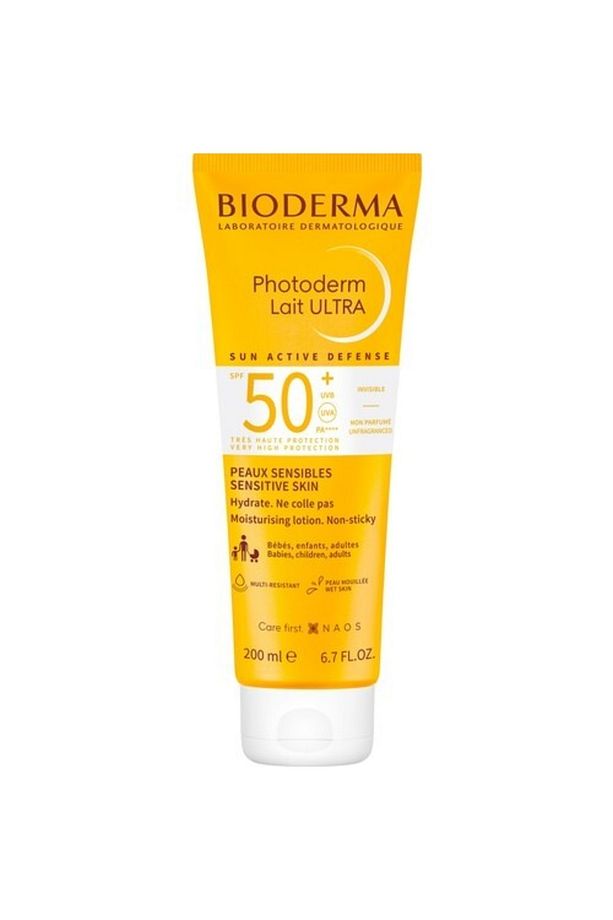 En Hassas ve Toleransı En Düşük Ciltlere Özel Photoderm Spf 50+ Lait Ultra Güneş Losyonu 200 ml - 1