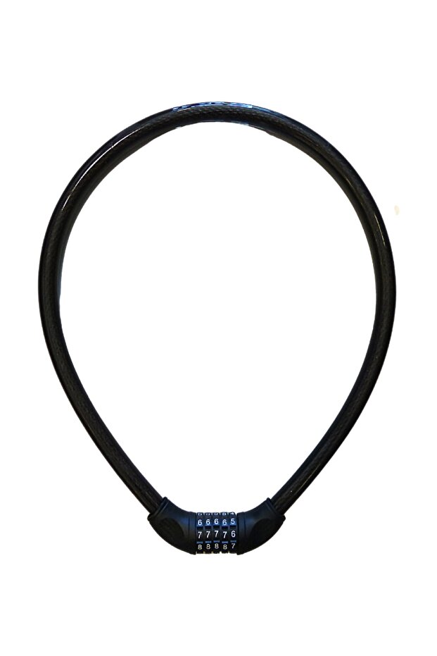 Motorcycle Lock 5 Combination Black ( Length: 120cm-diameter: 20mm)