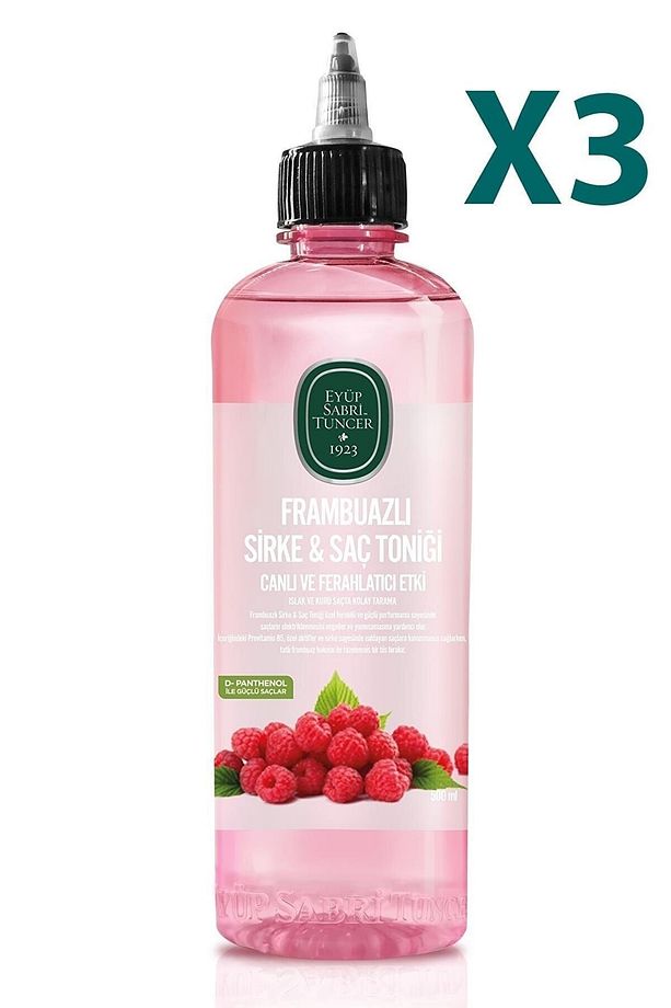 Tuncer Frambuazlı Sirke & Saç Toniği 500 Ml 3 Adet - 2