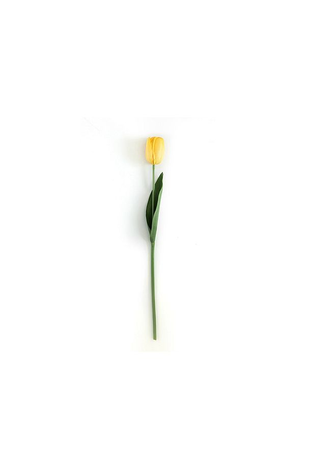 Tulip Garden Tek Dal Yapay Çiçek 45 Cm Sarı - 3