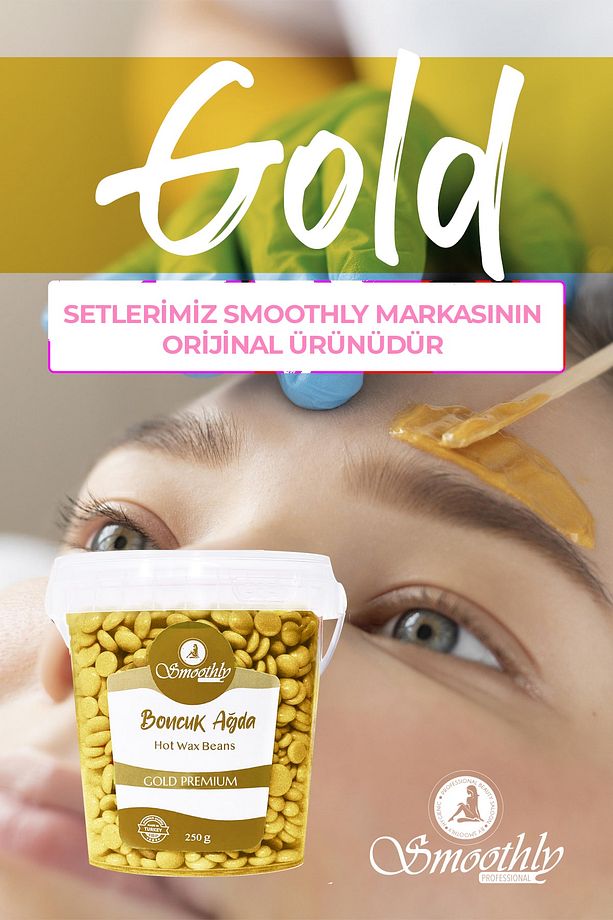 Yüz Bikini Bölgesi Soyulabilir Granül Boncuk Ağda1 Adet Tüy Losyon, 4 Spatula - 3