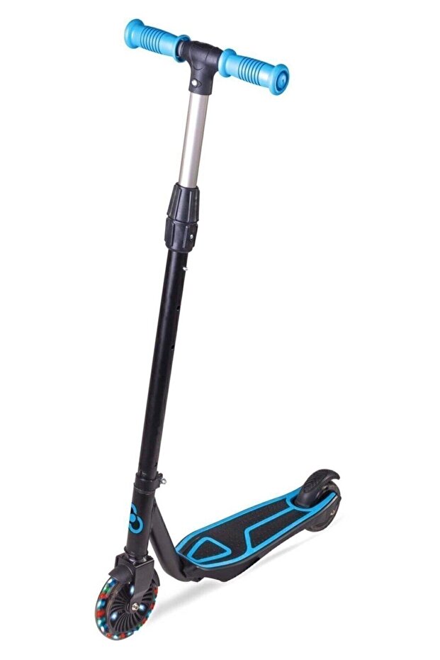 Blue Scooter with Lights for Ages Over 5