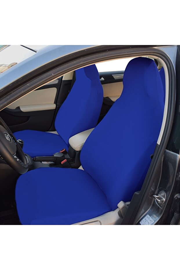Service Cover Car Cover Practical Cover Front Rear Set Cobalt Blue Color