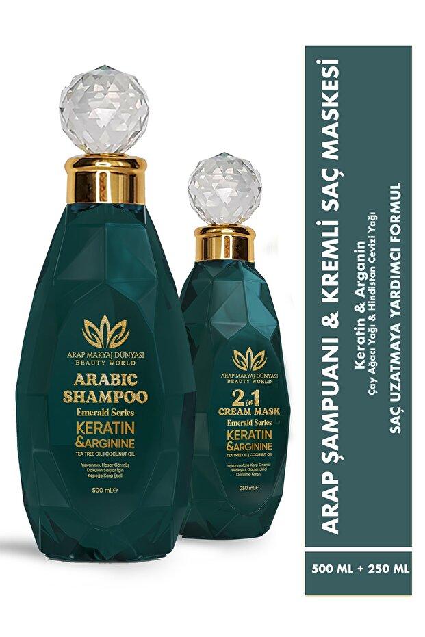 2'li Set Arap Şampuanı & Saç Kremi Ve Maskesi - 5