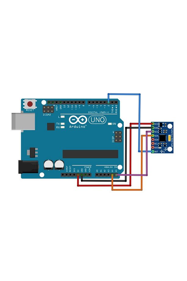 Mpu-6050 6 Eksen Imu Sensör Modülü Ivme Ölçer Y-521 Gyro Accelometer - 5