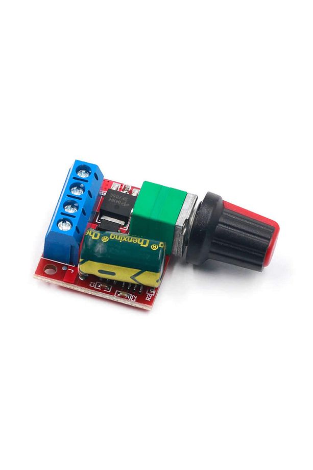 5v / 35v 5a Mini Dc Motor Sürücü Hız Kontrol Devresi 0-100% Pot Kontrollü Pwm Dc Led Dimmer - 7