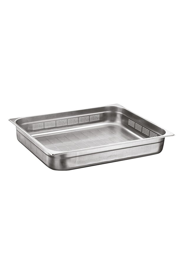 Gastronorm Bathtub, Perforated, Standard, Gn 2/1, 65x53x6.5 Cm (2/1-65)