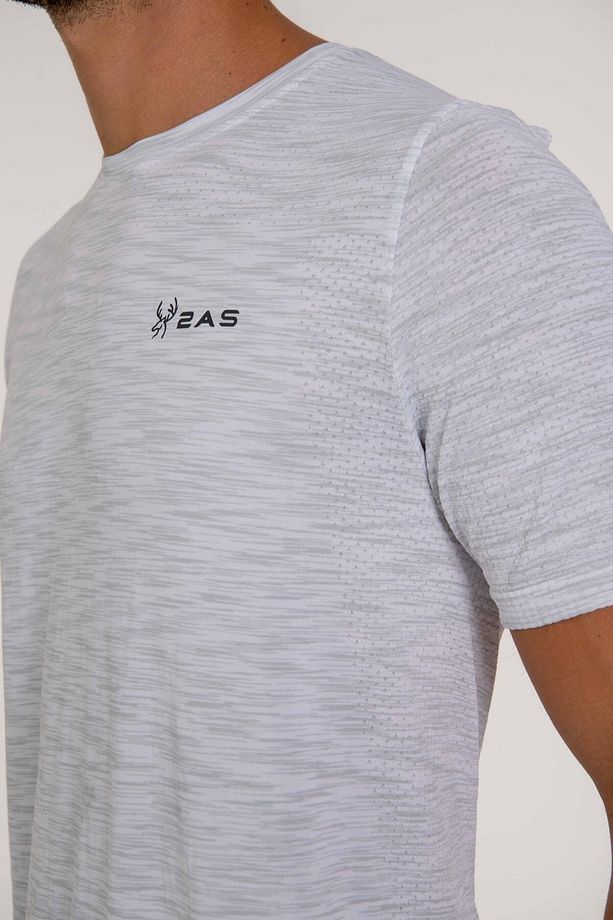 Tigo Seamless Erkek Beyaz Tshirt Tıg2302 - 2