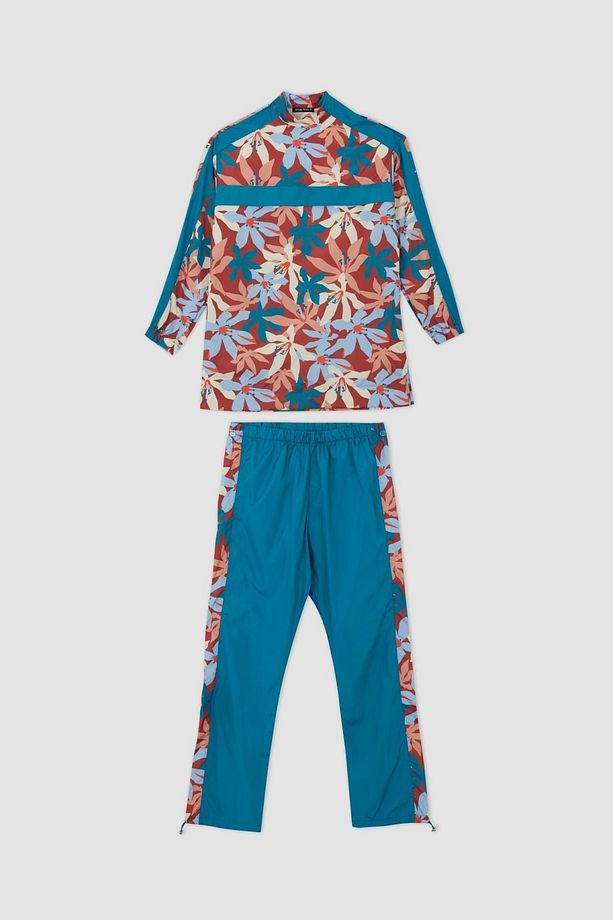 Regular Fit Çiçek Desenli 4'lü burkini X5228az22hs - 5