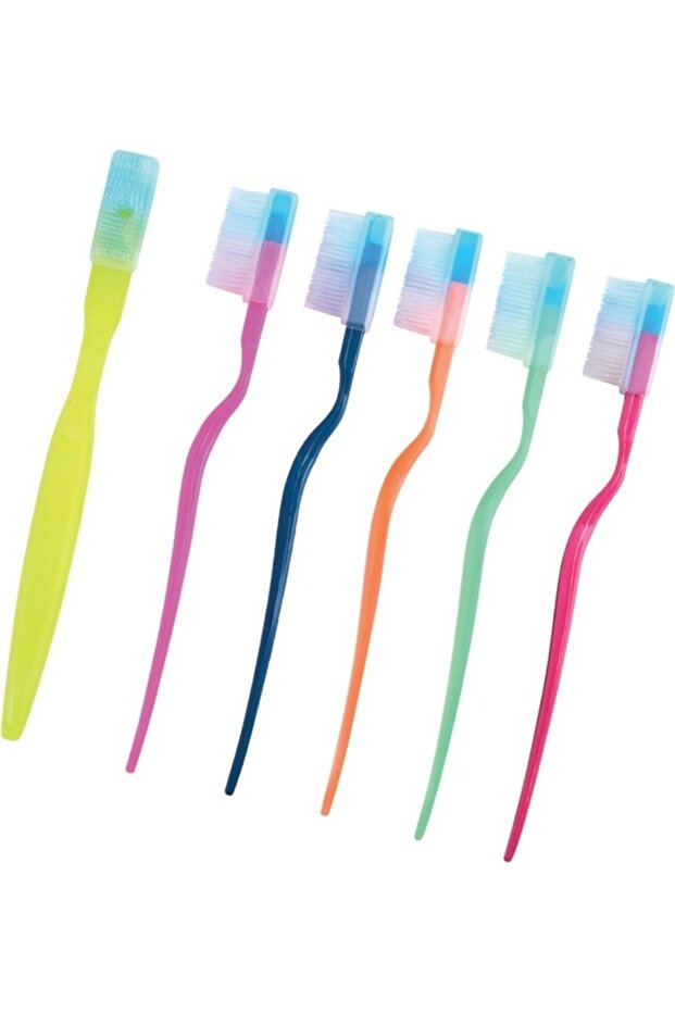 Self Paste Disposable Toothbrush 5 Pack Practical Brush - 2