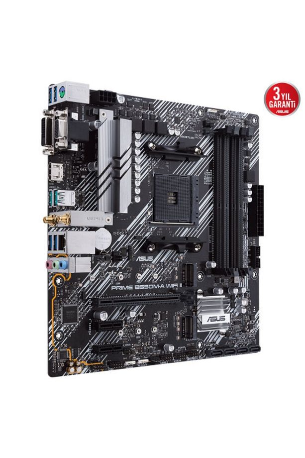 Prıme B550m-a Wıfı Iı, 4xddr4, 2x M.2, D-sub, Dvı, Hdmı, Wi-fi 6, Bluetooth V5.2, Am4 Soket Ana - 3