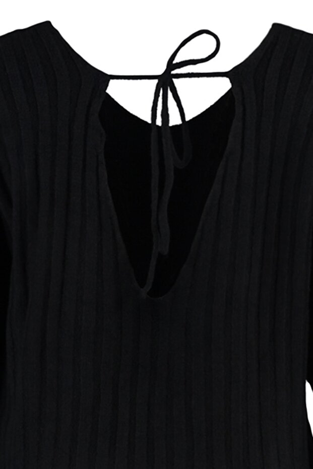 Blauer Strickpullover - 8