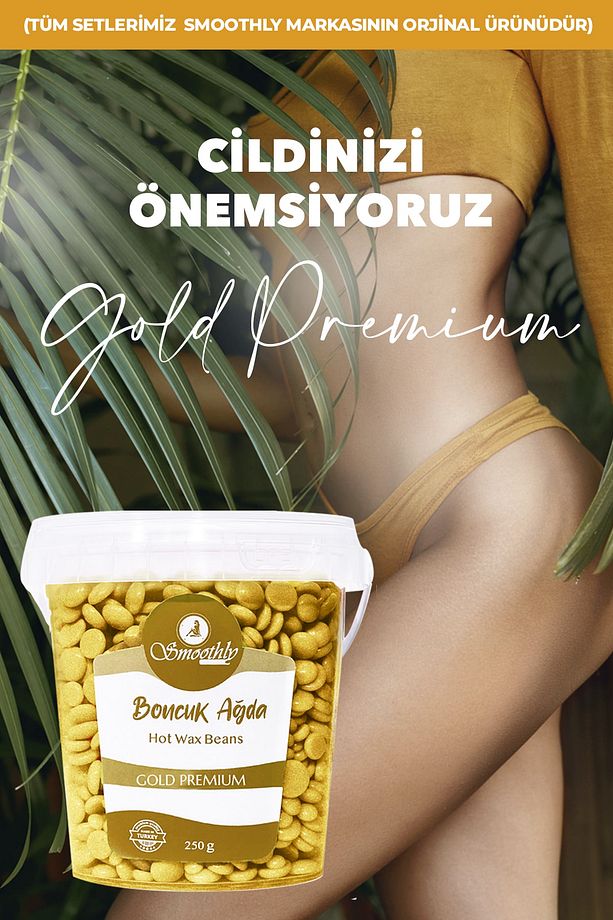 Yüz Bikini Bölgesi Soyulabilir Granül Boncuk Ağda1 Adet Tüy Losyon, 4 Spatula - 4