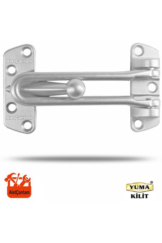 Kapı Emniyet Mandalı Ahşap - Çelik Kapı Emniyet Kelepçesi - 1