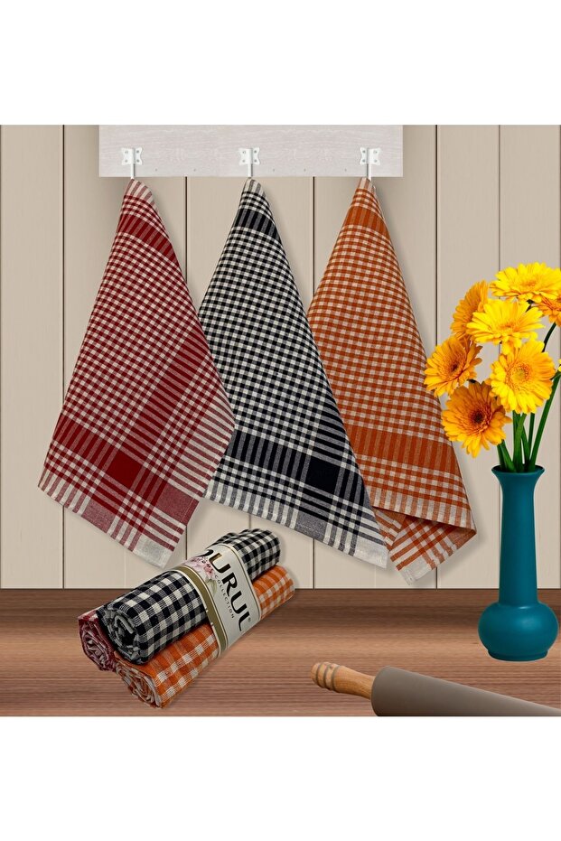 Checkered Drying Cloth 3 Pieces - 1