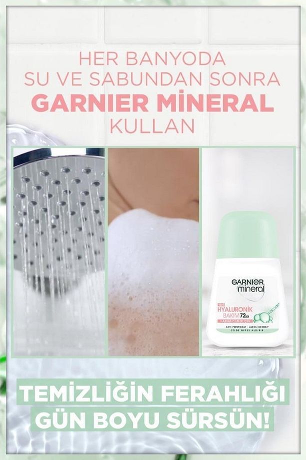 Minerall Hyaluronik Bakım Roll on Deodorant 50 ml x 3 Adet - 5