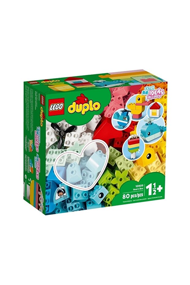 Kırmızı Duplo Kalp Kutusu 80 Parça - 1