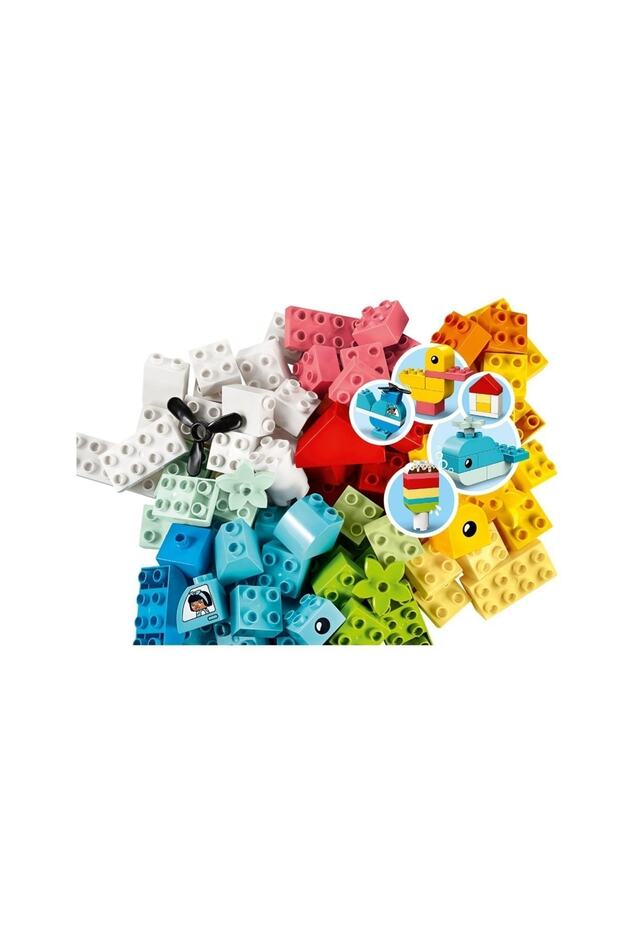 Kırmızı Duplo Kalp Kutusu 80 Parça - 3