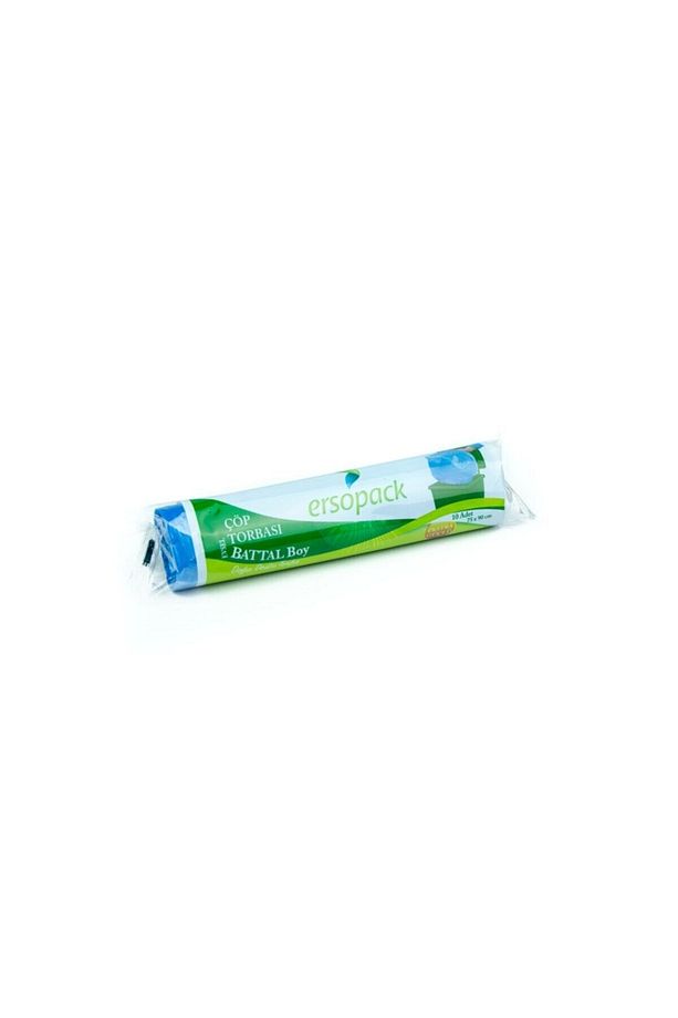 Evsel Battal Çöp Torbası 75*90cm 6 Rulo 60 Adet Çöp Poşeti - 2