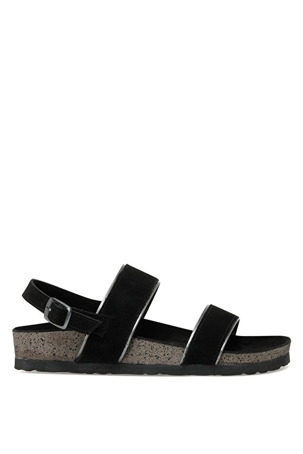 Jomeı 2fx Black Women's Thick Sole Sandals