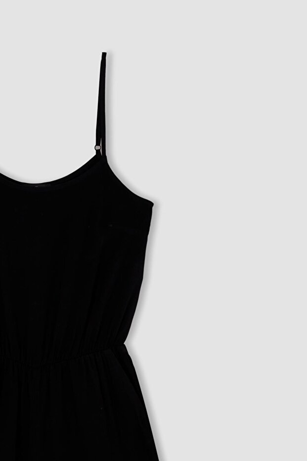 Basic-Midi-Jumpsuit mit Trägern - 8