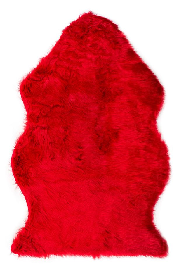 Giz Home Alaska Peluş Post Halı 60x90 Kırmızı - 1