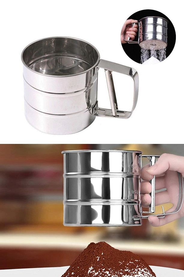 Tetikli Pratik Çelik Un Eleği - 1