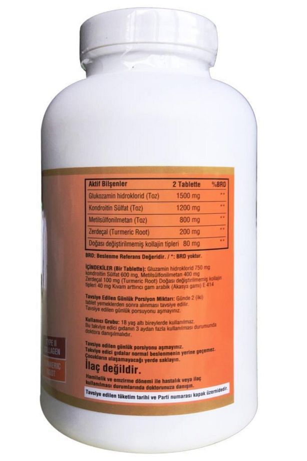 Glucosamine Chondroitin Msm Collagen Turmeric Root 300 Tablet - 2