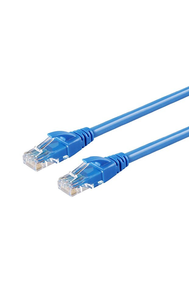 Jettpower 0454 Cat6 كابل إيثرنت للإنترنت 2 متر أزرق