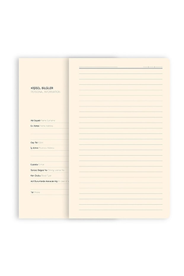 Cepli Tarihsiz Ajanda - 2