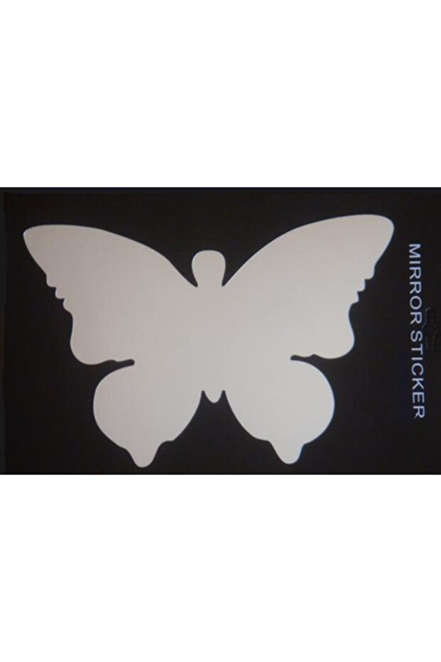 ملصق مرآة مزخرف غير قابل للكسر (B. Butterfly)
