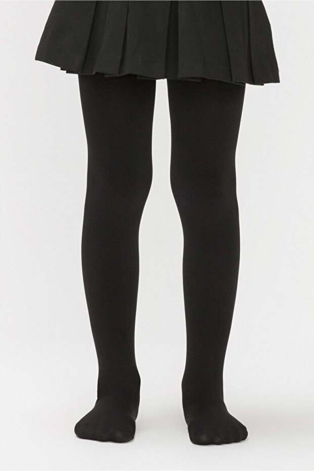 Pretty Bamboo Kids Pantyhose - Black (500)