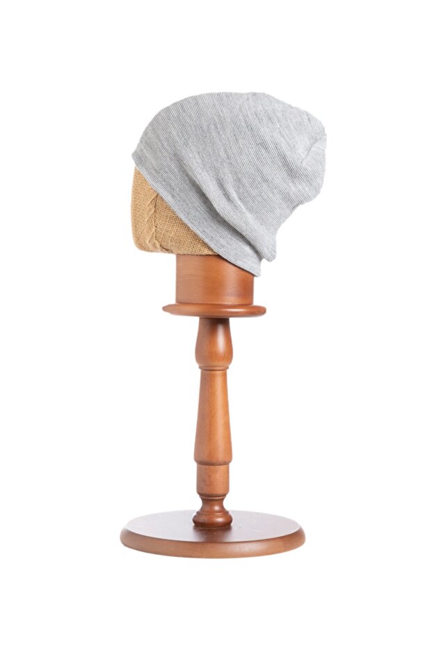 Siyah Çift Taraflı Triko Bere - 2