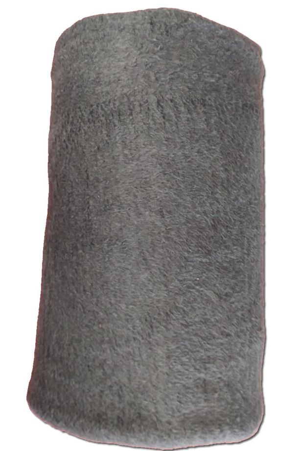 Başaran Tek Kişilik Desensiz, Düz, Gri, Sade Lüks Peluş Battaniye, 2,3kg - 4