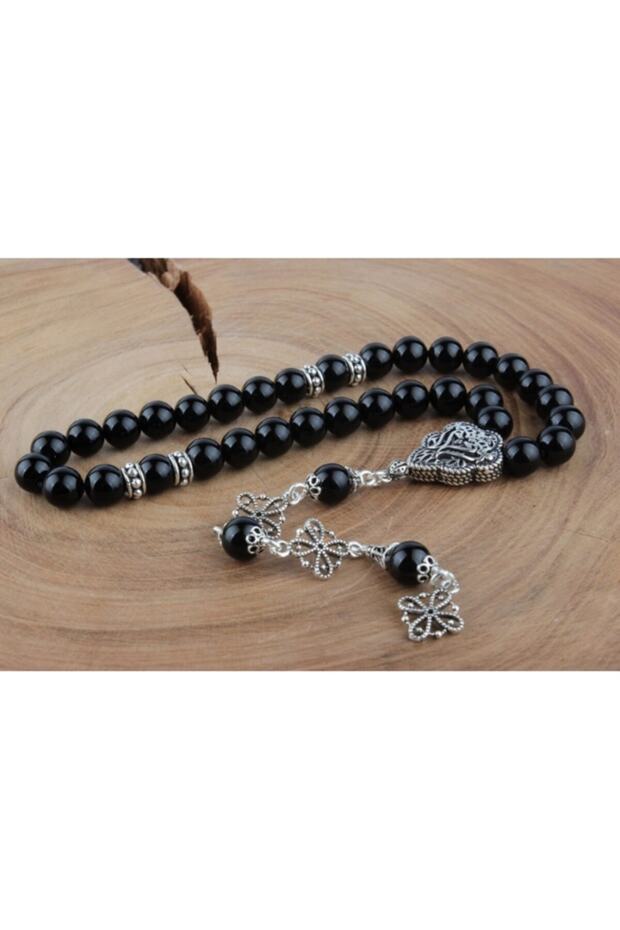 Onix Stone Special Silver Design Rosary