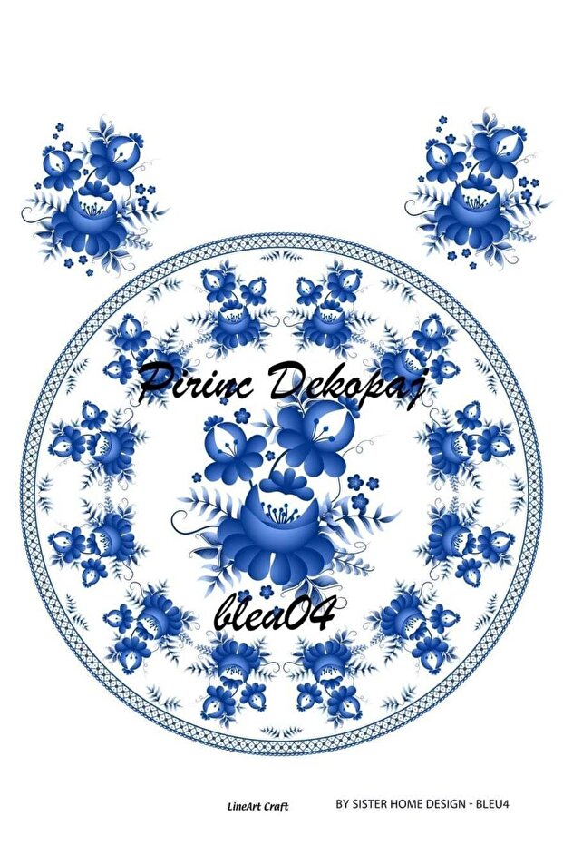 ورق إزالة الأرز بنمط بلو بلاتش - 4 - 1