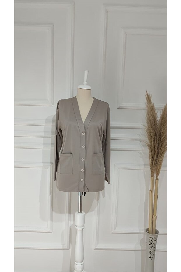 سترة الأم القطنية الممشطة الرقيقة - 2