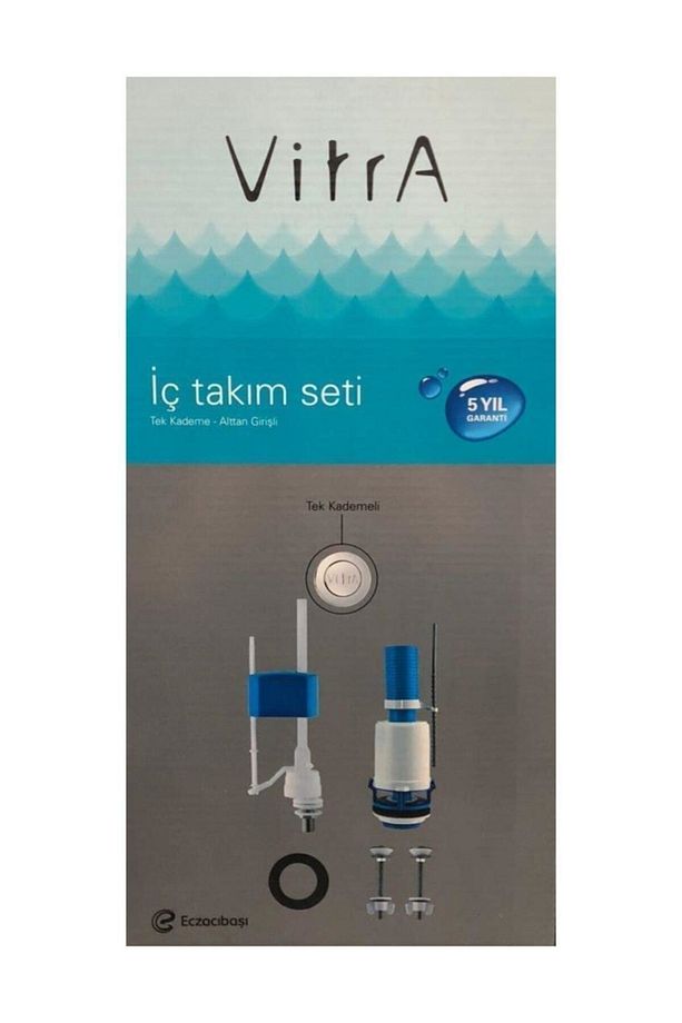 Vitra Klozet Iç Takımı, Tek Basmalı Rezervuar Iç Takımı 330b-1314 - 5