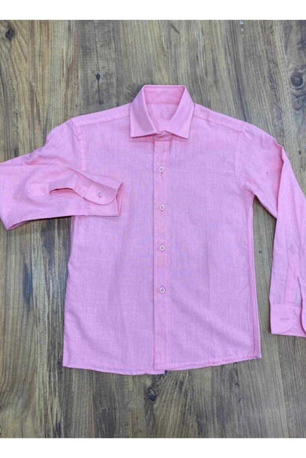 Boy 23 April 29 October Show Long Sleeve Linen Shirt with Folding Cufflinks