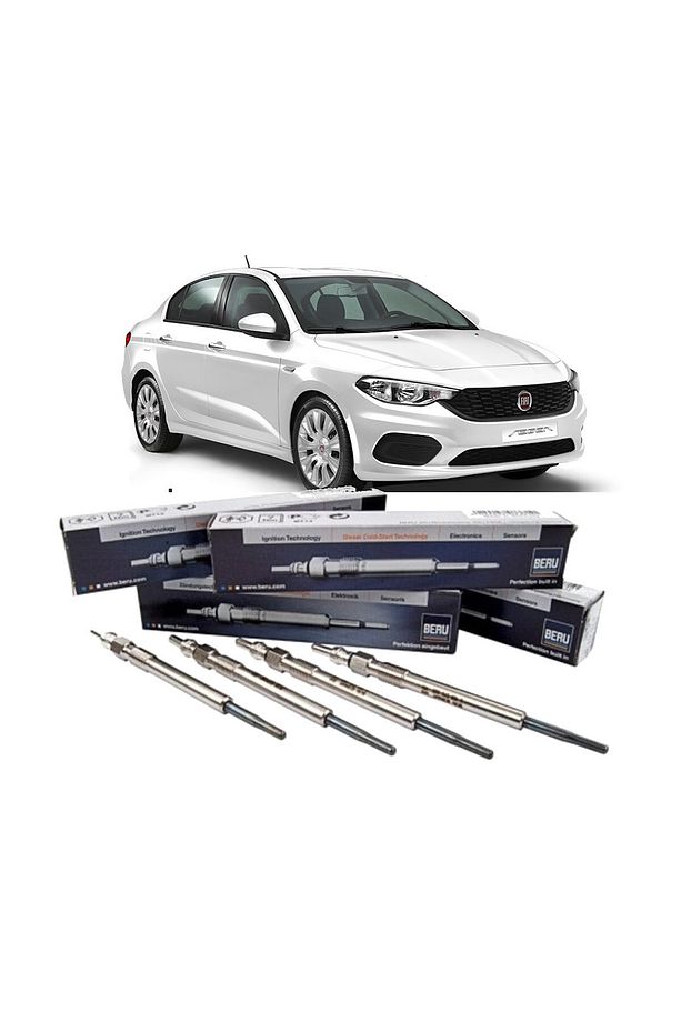 Fiat Egea 1.3 Multijet Euro 5 Motorlara Uyumlu Isıtma Bujisi 4 Adet Set Halinde - 2