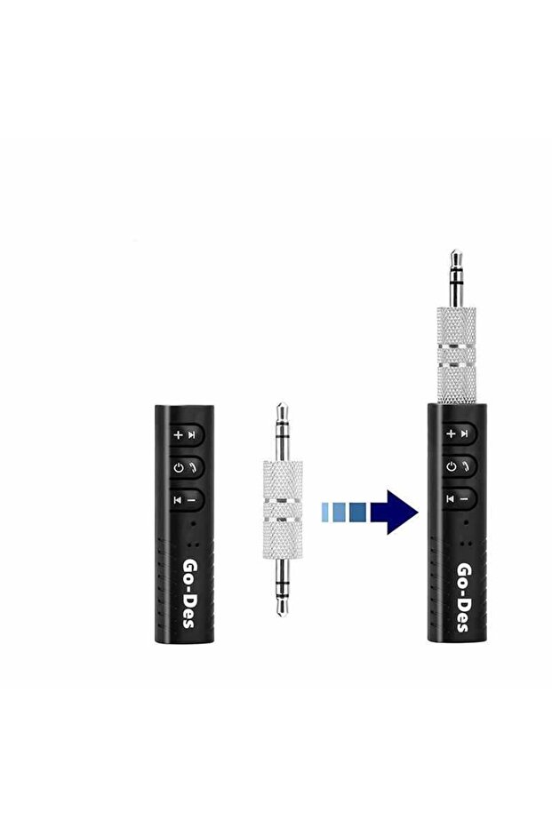 Go Des Gd-bt104 3.5 Mm Bluetooth Receiver Mikrofonlu Tak & Çalıştır 3.5 Mm Kablosuz Ses Alıcısı - 4